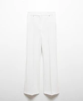 Mango Women's Straight Suit Pants