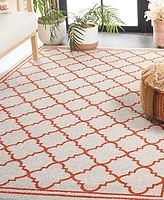 Safavieh Amherst AMT422 Beige and Orange 8' x 10' Area Rug