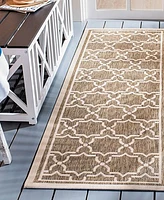 Safavieh Courtyard CY6916 and Bone 2'3" x 6'7" Runner Outdoor Area Rug