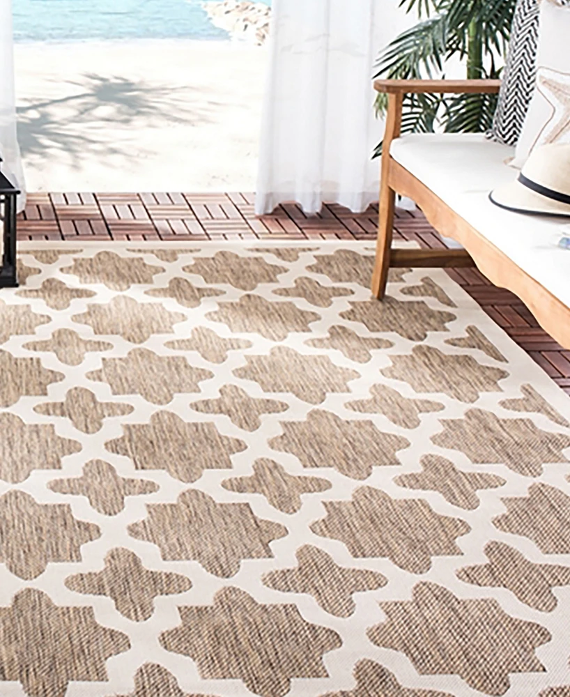 Safavieh Courtyard CY6913 and Bone 8' x 11' Sisal Weave Outdoor Area Rug