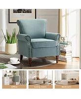 Hulala Home Iuppiter Traditional Armchair with Turned Legs