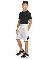 adidas Big Boys Aeroready Elastic-Waist Essential Performance Shorts