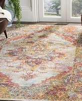 Safavieh Crystal CRS508 Cream and Rose 3' x 5' Area Rug
