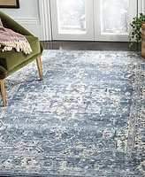 Safavieh Charleston CHL411 Navy and Creme 6' x 9' Area Rug