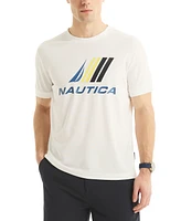 Nautica Men's Navtech Classic-Fit Logo Graphic Performance T-Shirt