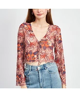 Emory Park Women's Lilly Mesh Top