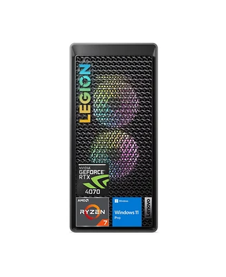 Lenovo Legion T5 Gaming Tower Desktop Amd Ryzen 7 7700X 16GB Ram Nvidia GeForce Rtx 4070 512GB Ssd + 1TB Hdd Storage Windows 11 Home - Black