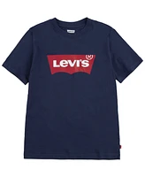 Levi's Big Boys Batwing Logo Crewneck Jersey T-shirt