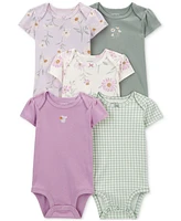 Carter's Baby Boys and Girls 5-Pc. Short Sleeve Bodysuits Set