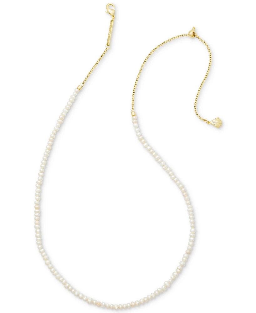 Kendra Scott 14k Gold-Plated Cultured Freshwater Pearl 19" Strand Necklace