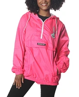 Members Only Women's Pink Looney Tunes Popover Windbreaker Jacket