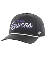 47 Men's Black Baltimore Ravens Fairway Hitch Brrr Adjustable Hat