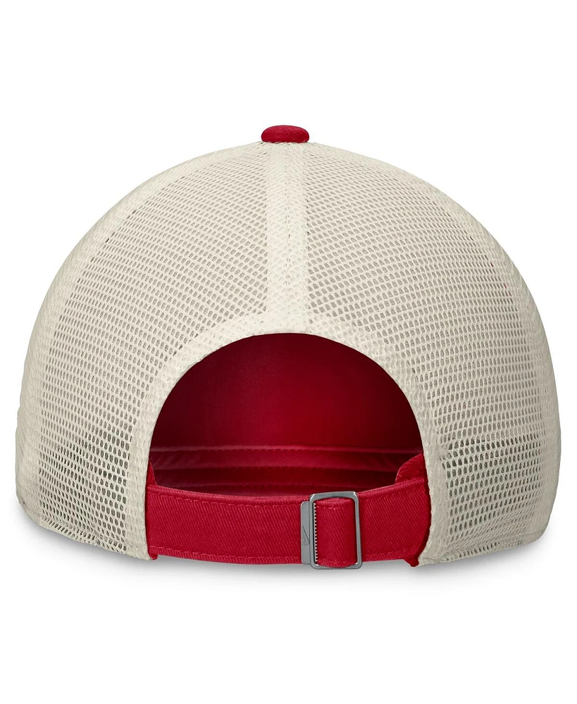 Nike Men's Red St. Louis Cardinals Evergreen Wordmark Trucker Adjustable Hat