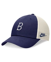 Nike Men's Royal Brooklyn Dodgers Cooperstown Collection Rewind Club Trucker Adjustable Hat