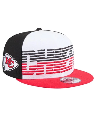 New Era Men's White/Red Kansas City Chiefs Throwback Space 9fifty Snapback Hat