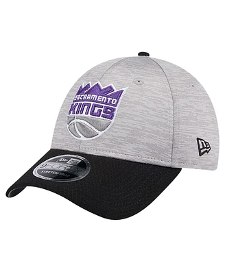 New Era Men's Heather Gray/Black Sacramento Kings Active Digi-Tech Two-Tone 9forty Adjustable Hat