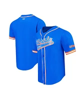 Pro Standard Men's Royal Florida Gators Mesh Full-Button Replica Baseball Jersey