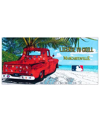 Margaritaville Mlb License to Chill Beach Towel