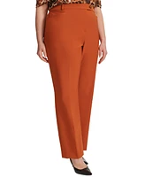 Calvin Klein Plus High Rise Straight Leg Pants