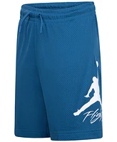 Jordan Big Boys Dri-fit Baseline Mesh Logo Shorts