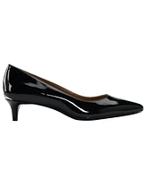 Calvin Klein Women's Gabrianna Pointed Toe Kitten Heel Pumps