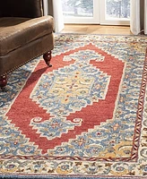 Safavieh Antiquity At505 Blue and Red 5' x 8' Area Rug