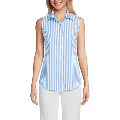 Lands' End Women's No Iron Sleeveless Shirt