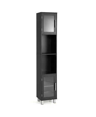 Slickblue 71 Inch Tall Tower Bathroom Storage Cabinet and Organizer Display Shelves for Bedroom