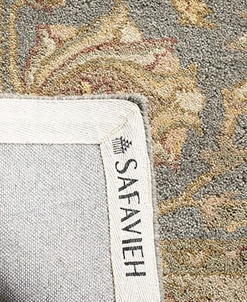 Safavieh Antiquity At312 Blue and Beige 6' x 6' Square Area Rug