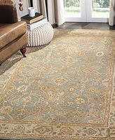 Safavieh Antiquity At314 Blue and Ivory 7'6" x 9'6" Area Rug