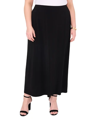 Vince Camuto Plus Pull-On A-Line Maxi Skirt