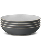Denby Elements Collection Stoneware Pasta Bowls, Set of 4