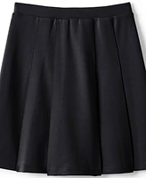 Lands' End Girls Ponte Pleat Skirt at the Knee