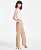 Anne Klein Women's Wide-Leg Front-Crease Pants