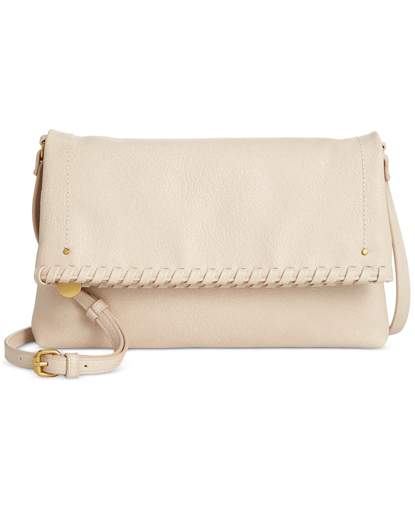 Style & Co. Whipstitch East West Flap Small Crossbody