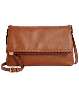 Style & Co. Whipstitch East West Flap Small Crossbody