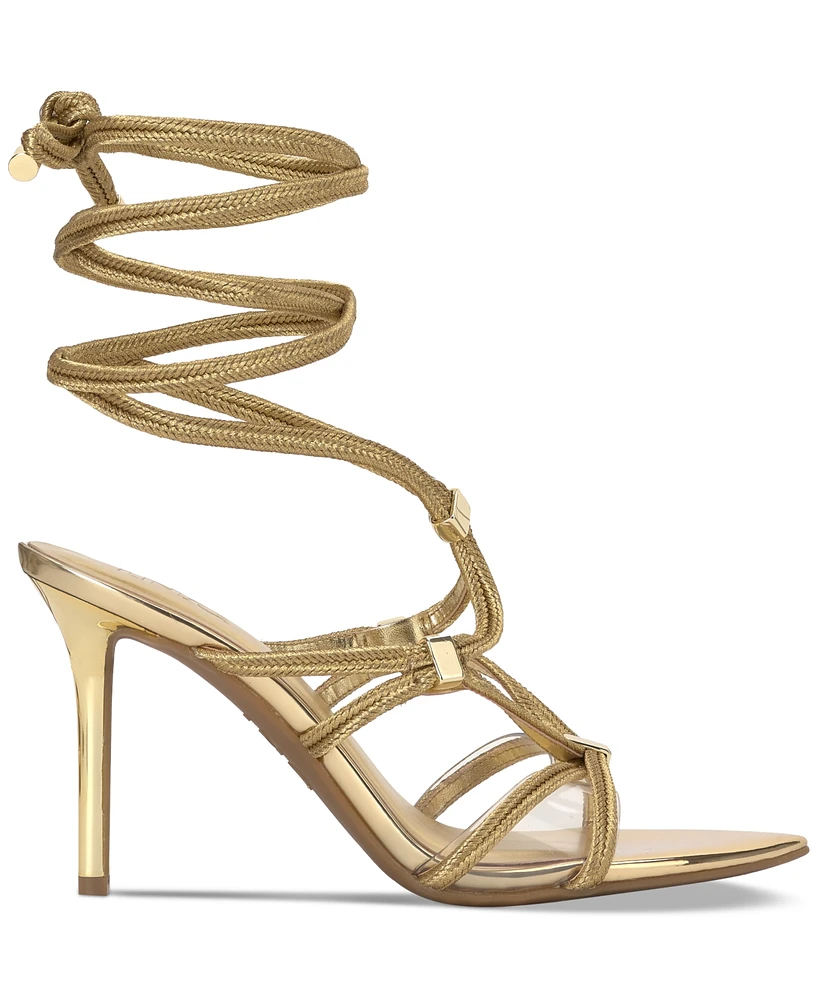 I.n.c. International Concepts Women's Laqueta Lace-Up Dress Sandals, Created for Macy's