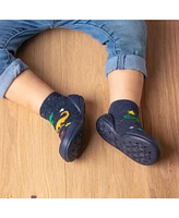 Komuello Infant Boys Breathable Washable Non-Slip Sock Shoes Dinos