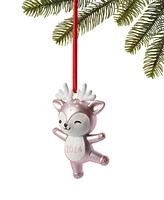 Holiday Lane Baby's First Pink Deer Ornament, Created for Macy's