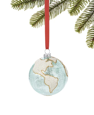 Holiday Lane Around the World Glass Earth Ornament, Exclusively at Macy's