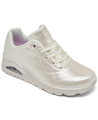 Skechers Street Women's Uno - Pearl Princess Casual Sneakers from Finish Line