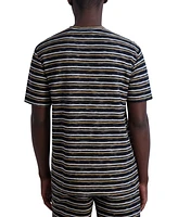 Karl Lagerfeld Paris Men's Slim-Fit Textured Stripe Pocket T-Shirt