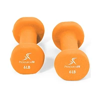 Neoprene Dumbbells, 6lbs, Set of 2