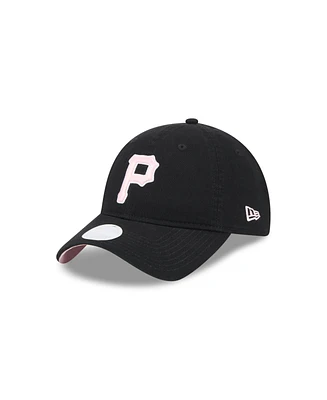 New Era Women's Black Pittsburgh Pirates 2024 Mother's Day 9TWENTY Adjustable Hat