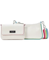 kate spade new york Double Up Rainbow Leather Crossbody