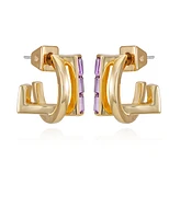 Vince Camuto Gold-Tone Square Hoop Earrings