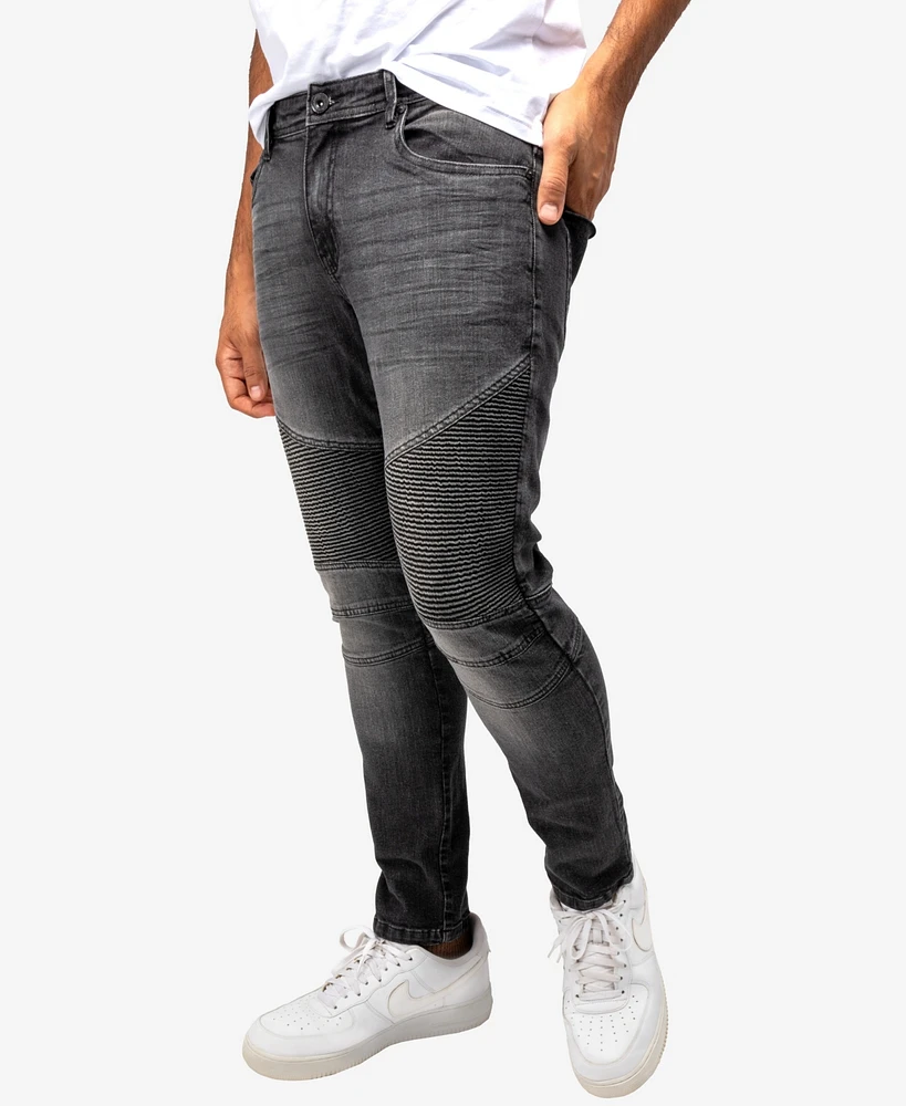 X-Ray Men's Rawx Moto Jeans