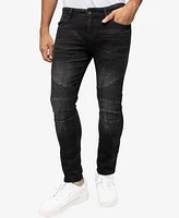 X-Ray Men's Moto Slim Fit Jeans