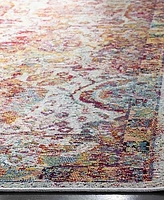 Safavieh Crystal CRS505 Light Blue and Orange 4' x 6' Area Rug