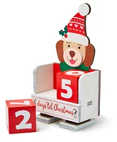 Holiday Lane Christmas Cheer Red and White Dog Santa Advent Calendar, Created for Macy's